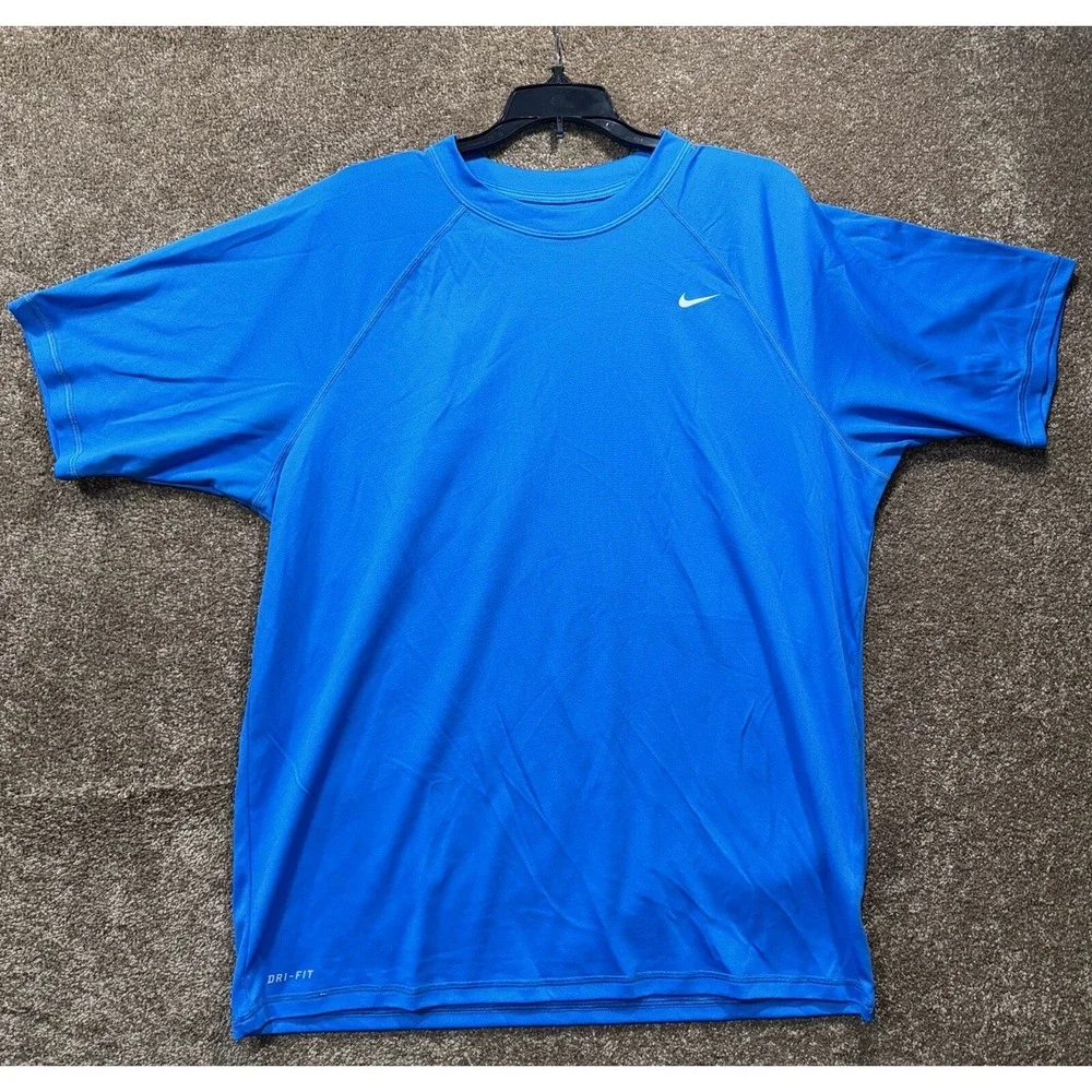 Nike Dri Fit T Shirt - Size XL - Blue - Picture 1 of 4